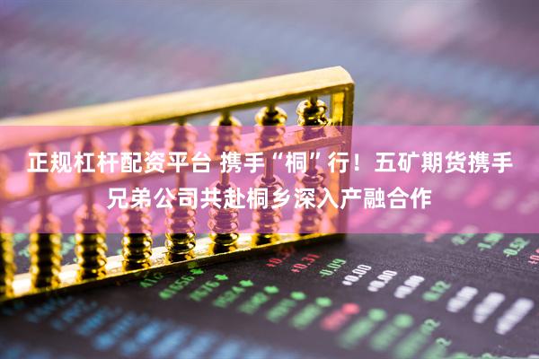 正规杠杆配资平台 携手“桐”行！五矿期货携手兄弟公司共赴桐乡深入产融合作